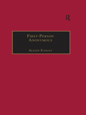 cover image of First-Person Anonymous